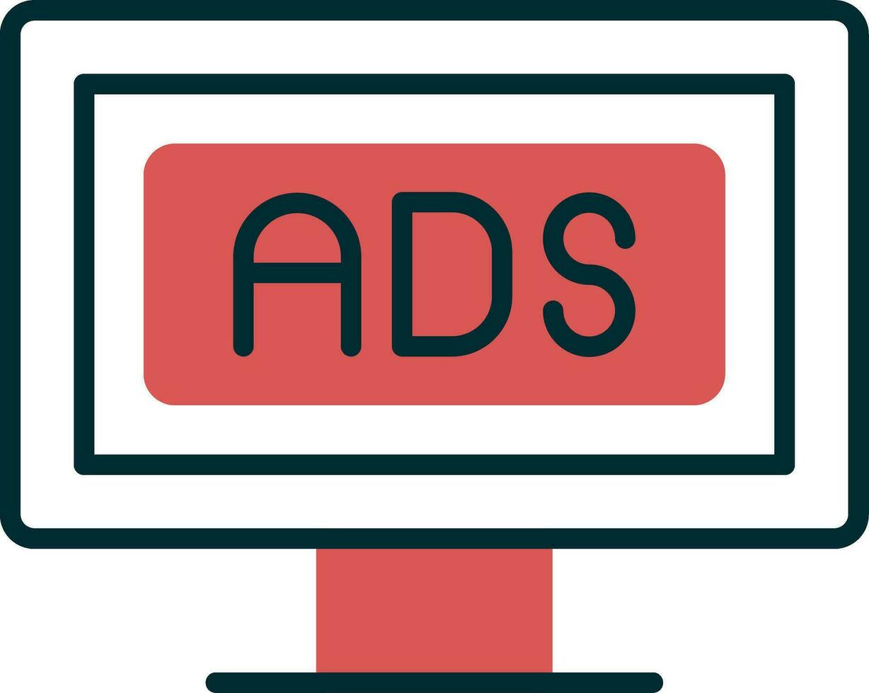 Ads Vector Icon