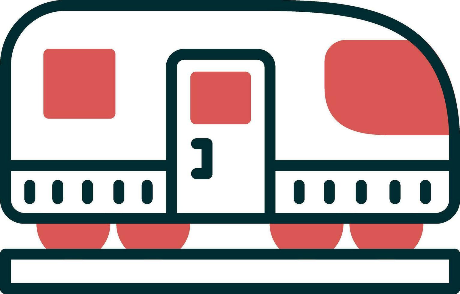 Bullet train Vector Icon