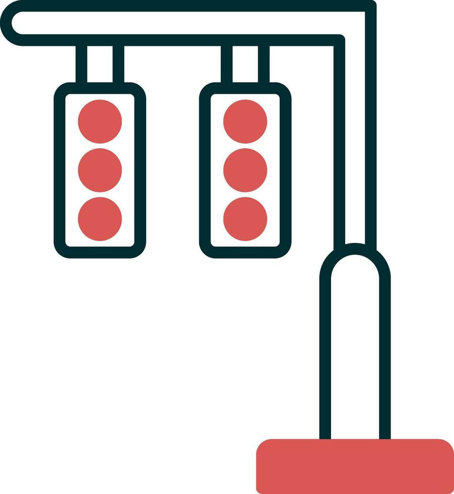 Traffic Lights Vector Icon