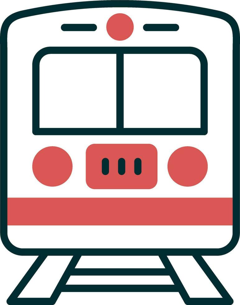 icono de vector de tren