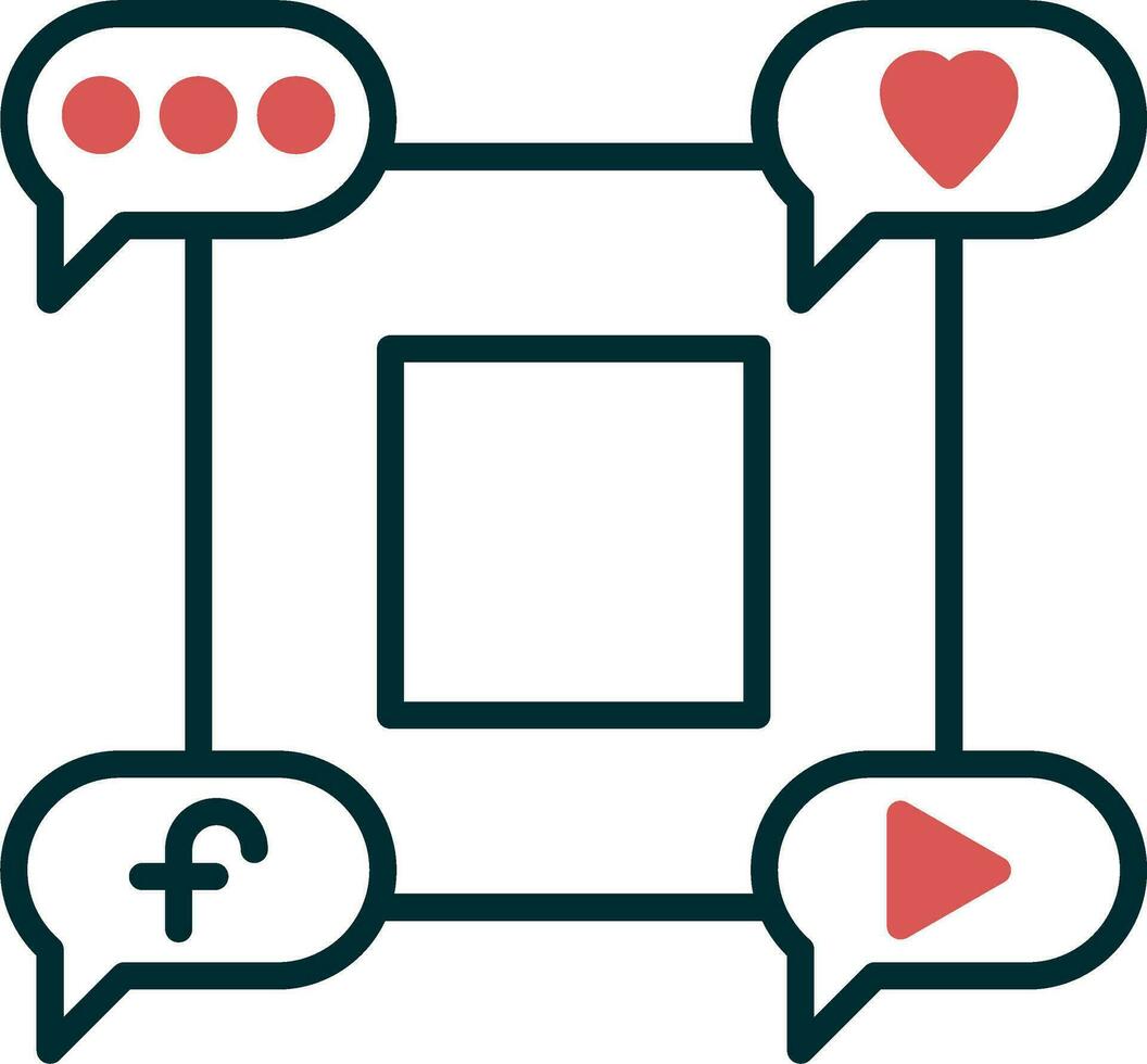 Social Media Vector Icon
