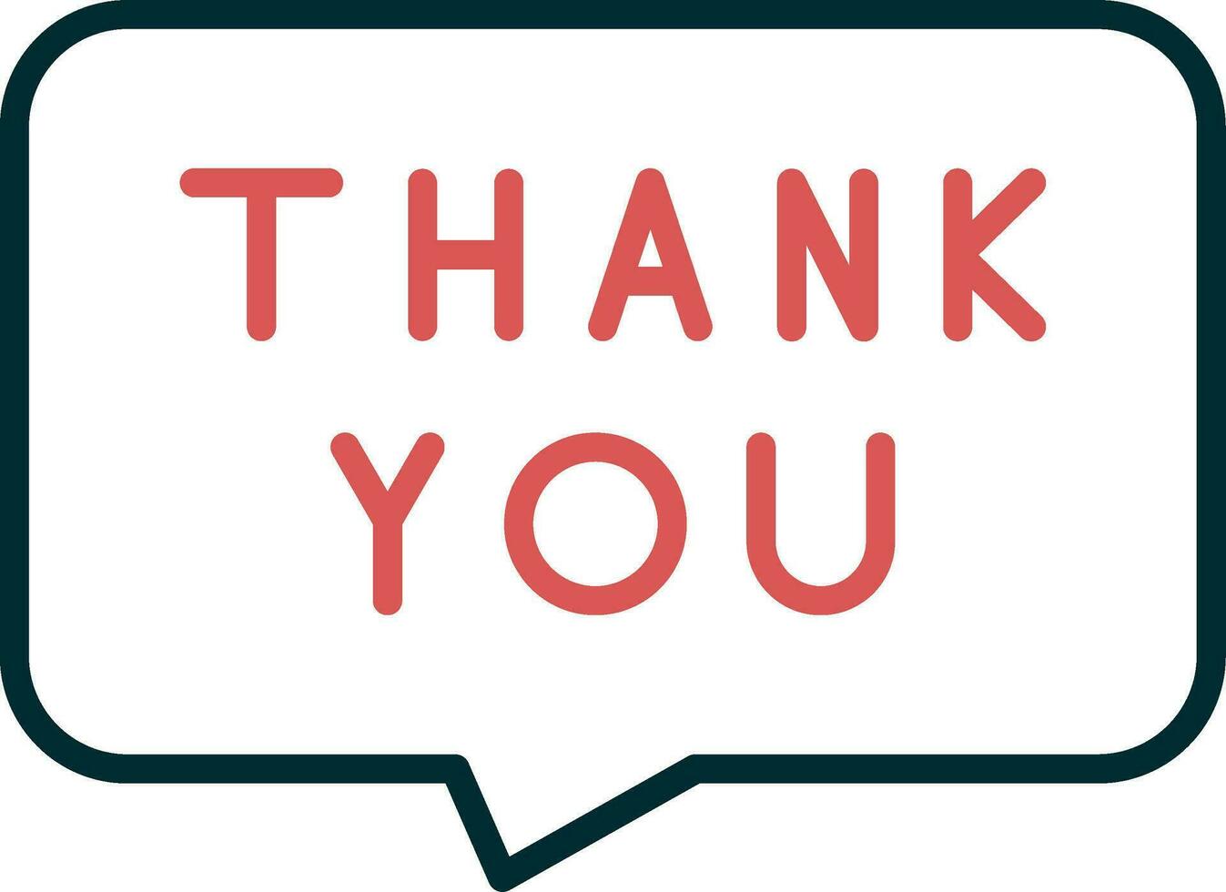 Thank You Vector Icon