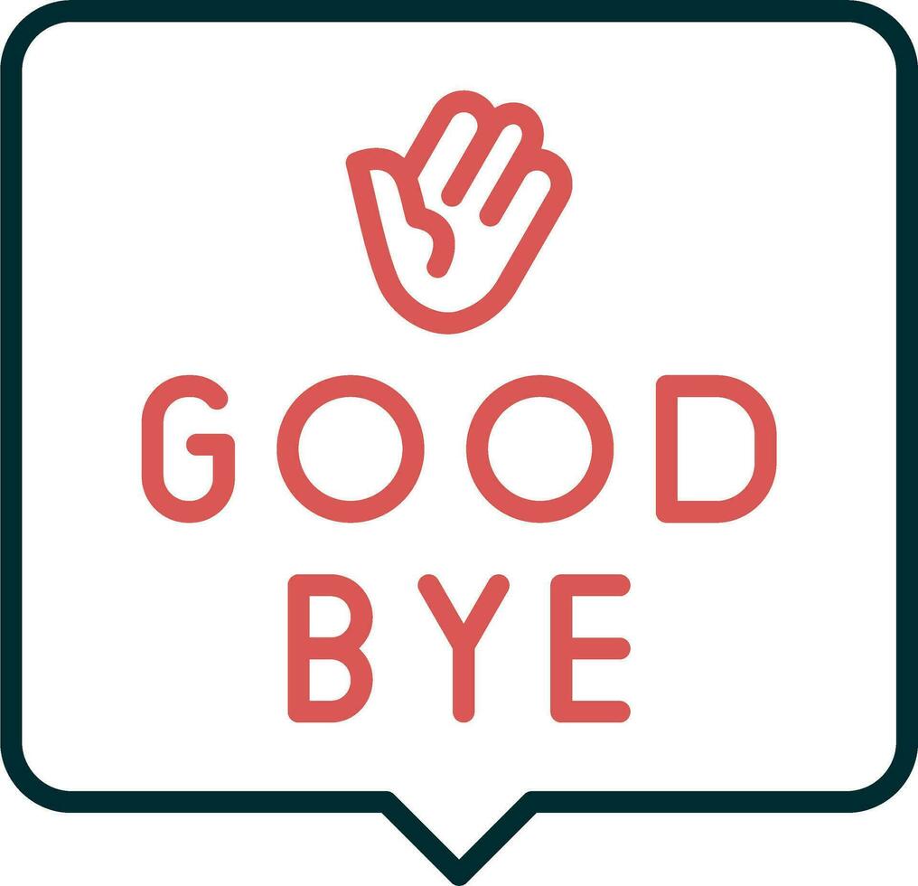 Good Bye Vector Icon