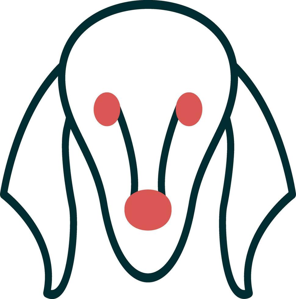 saluki vector icono