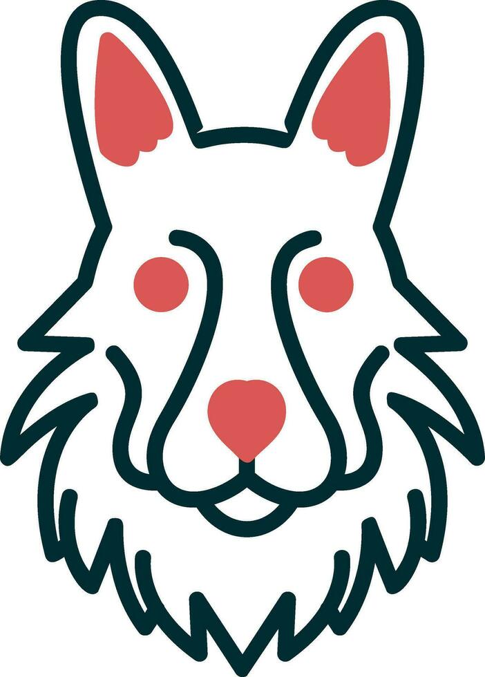 German Shepherd Vector Icon