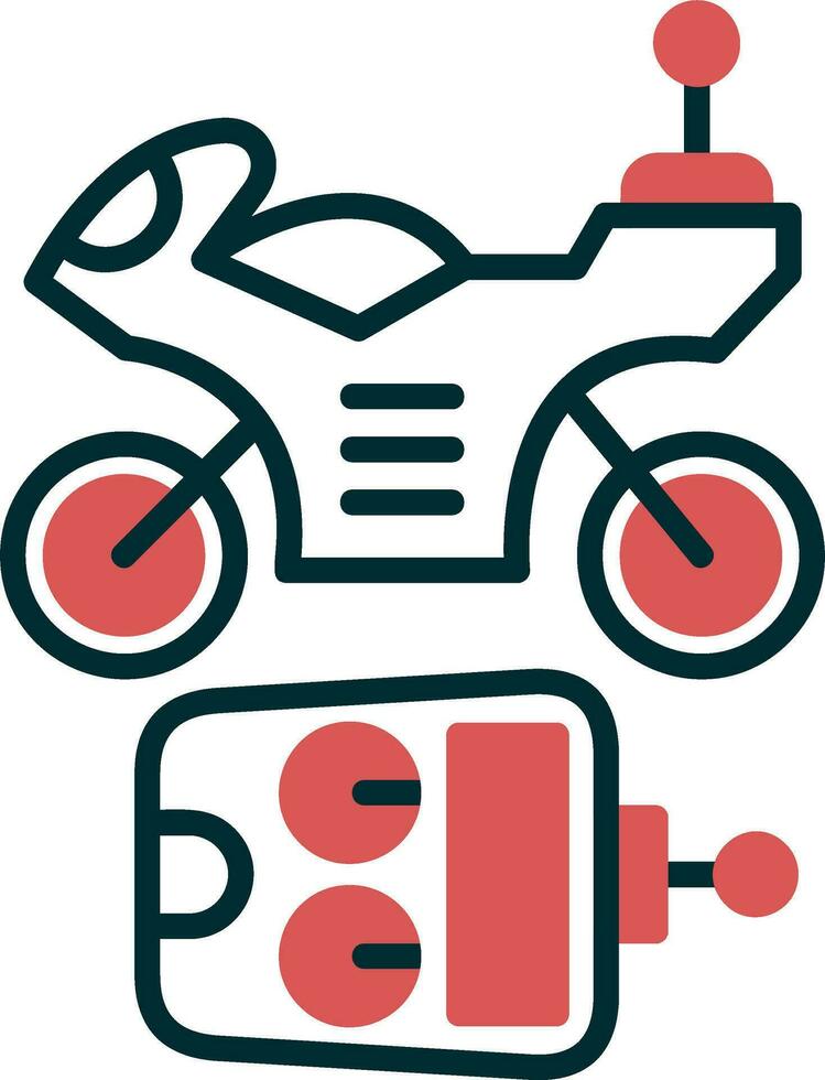 icono de vector de bicicleta