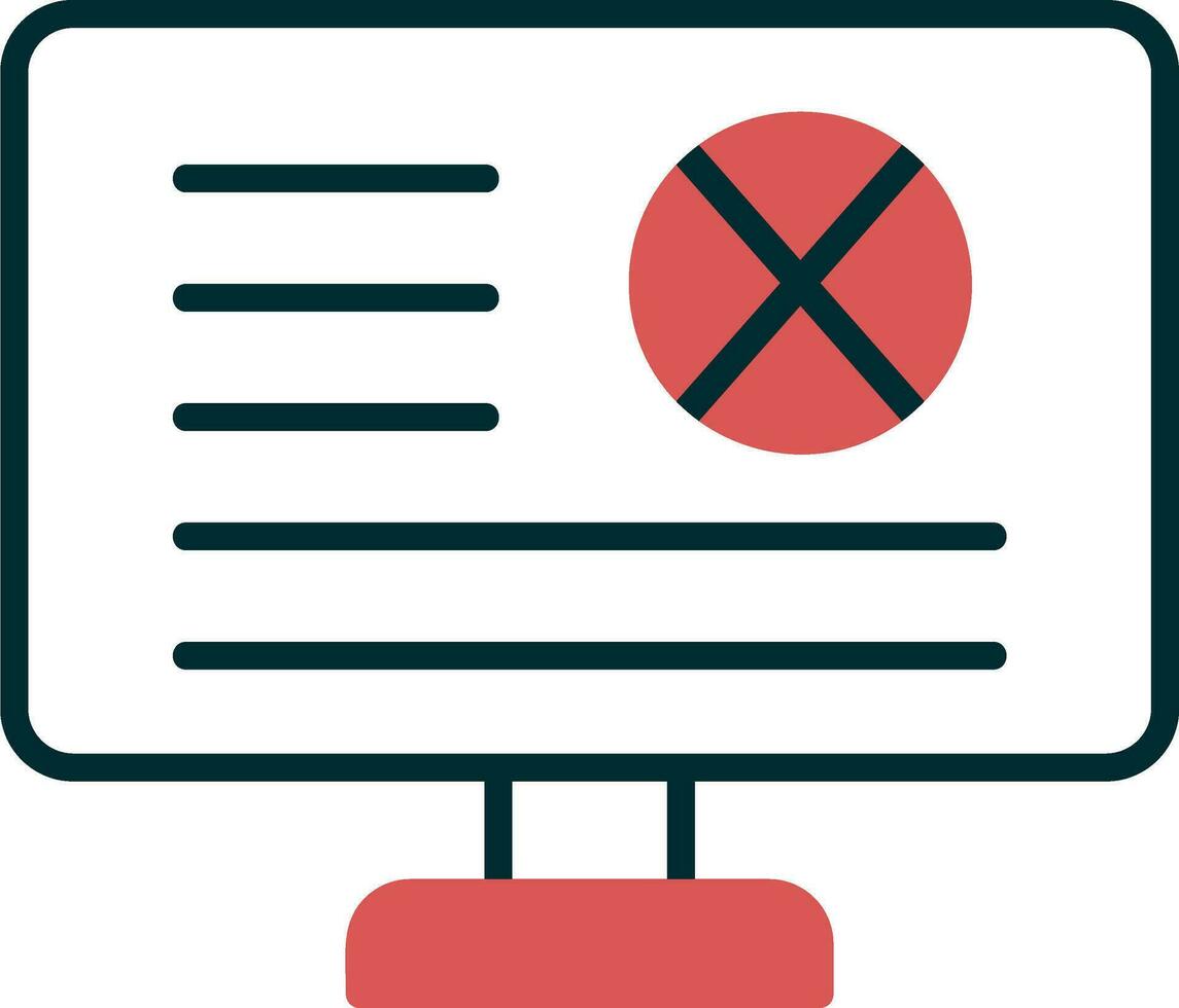 Error Vector Icon