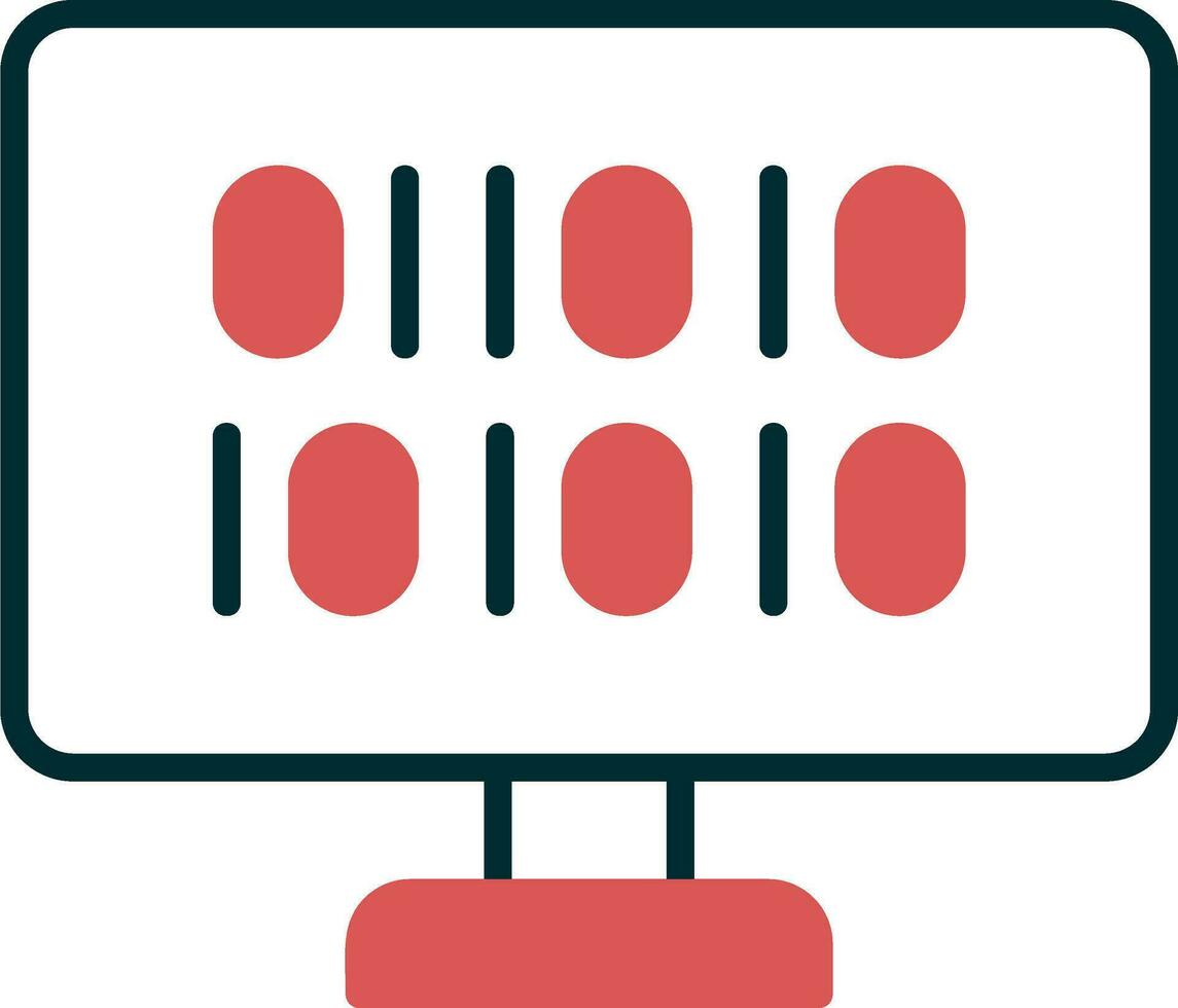 Binary Code Vector Icon