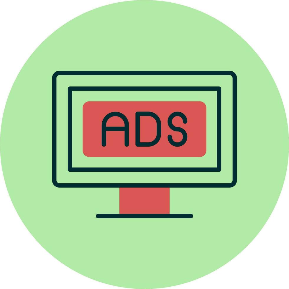 Ads Vector Icon