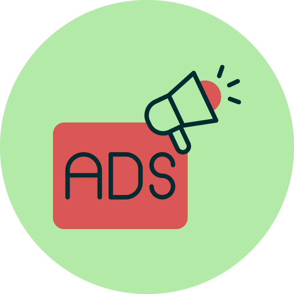 Advertising Vector Icon