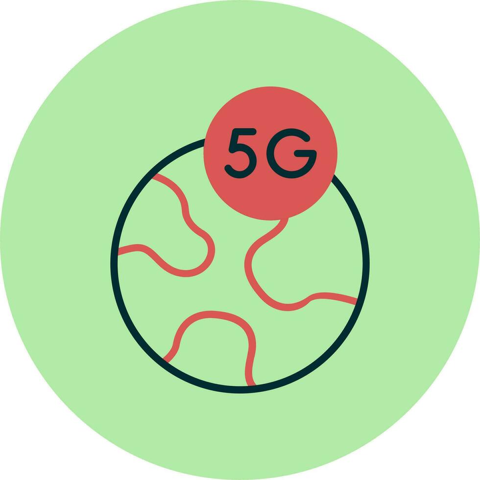 icono de vector de 5g