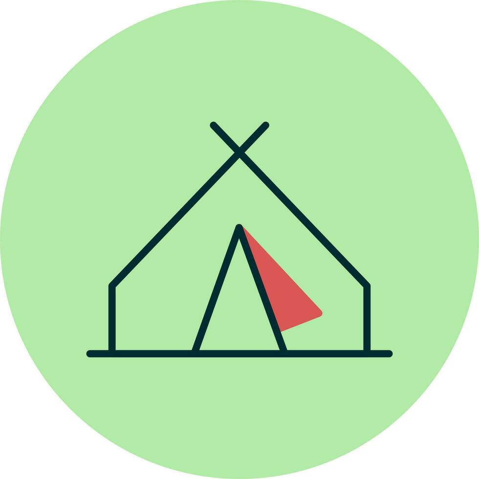 Tent Vector Icon