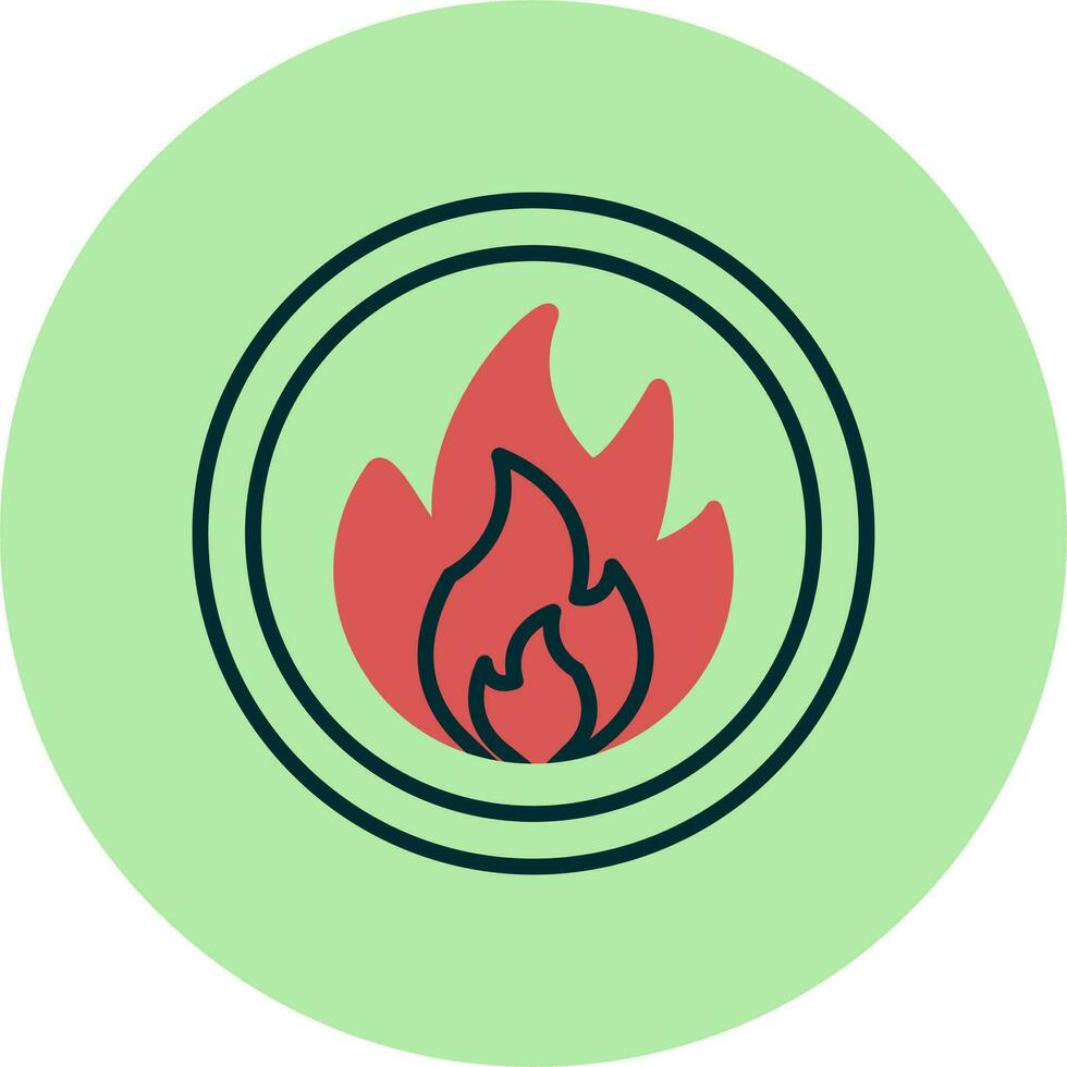 Flammable Vector Icon