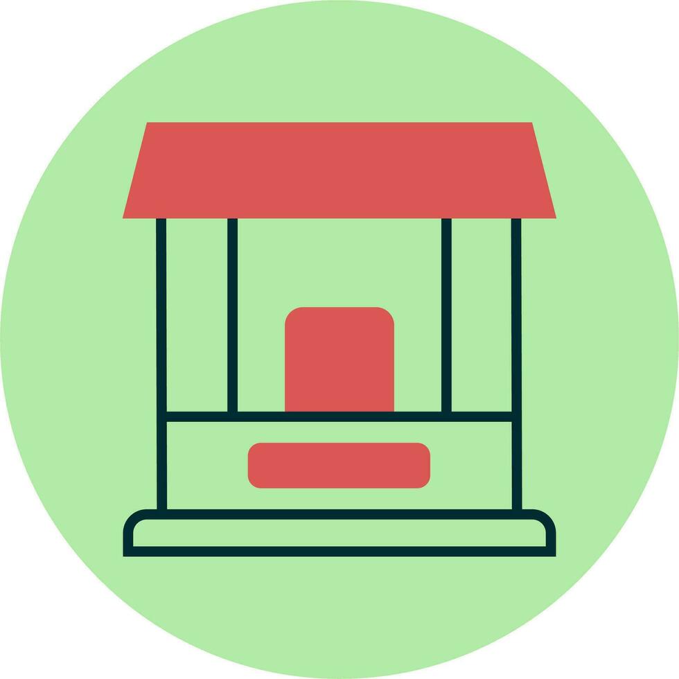 Ticket Window Vector Icon