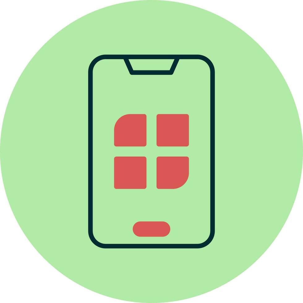 Mobile App Vector Icon