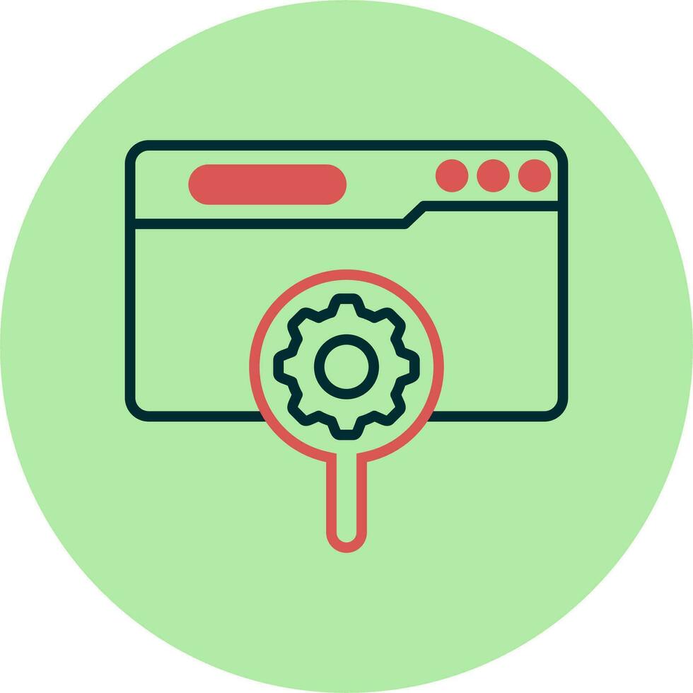 Search Engine Vector Icon