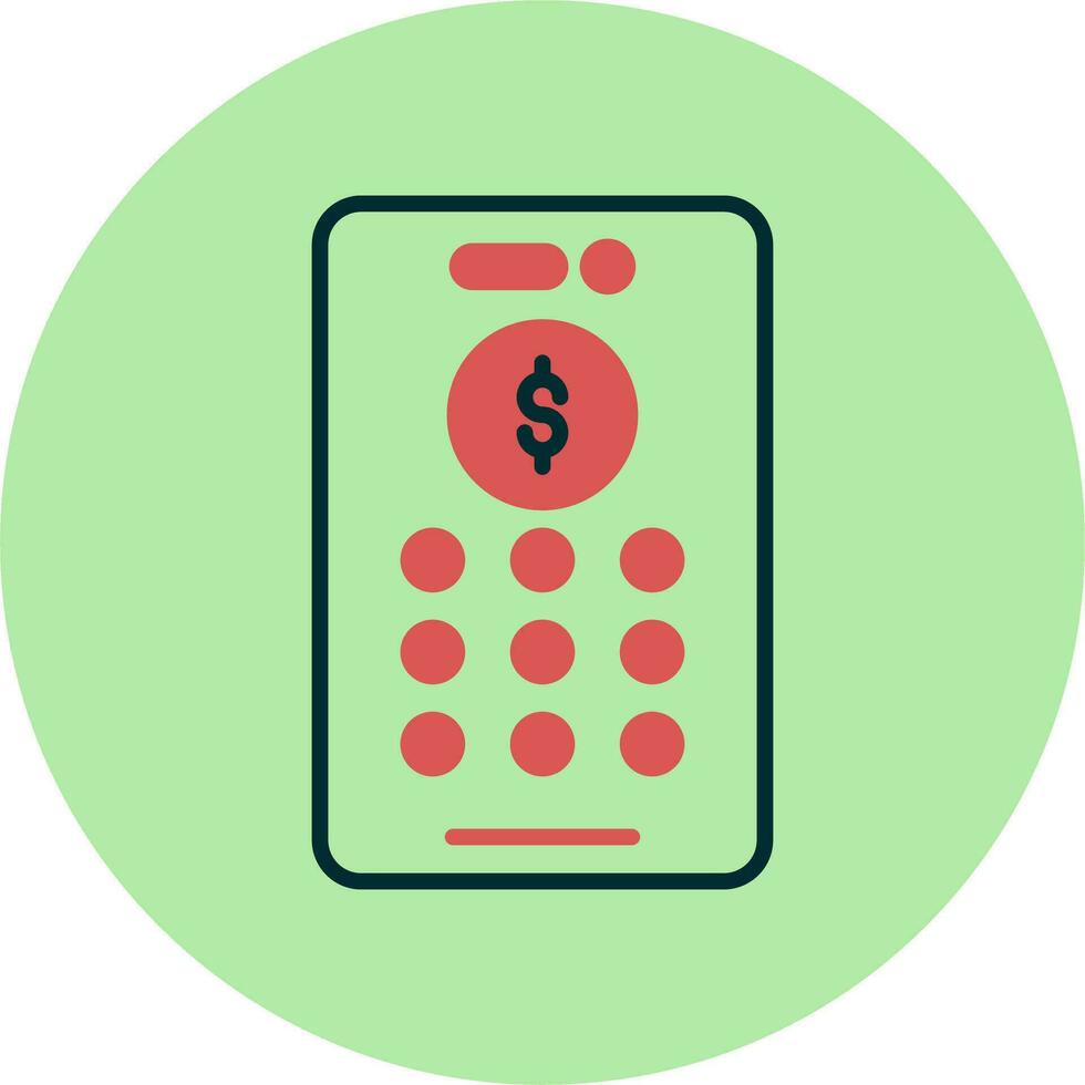 Banking Pin Code Vector Icon