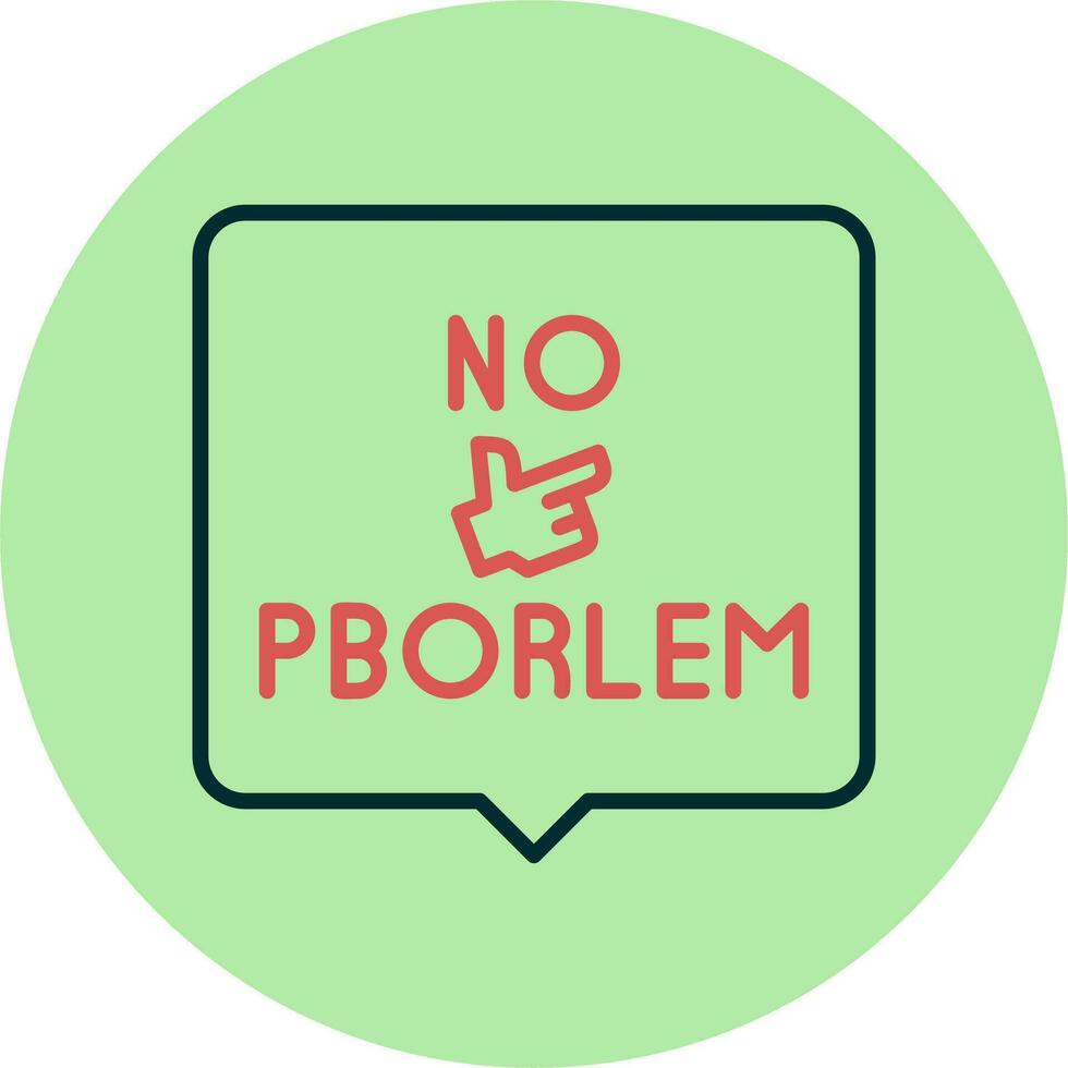 No Problem Vector Icon