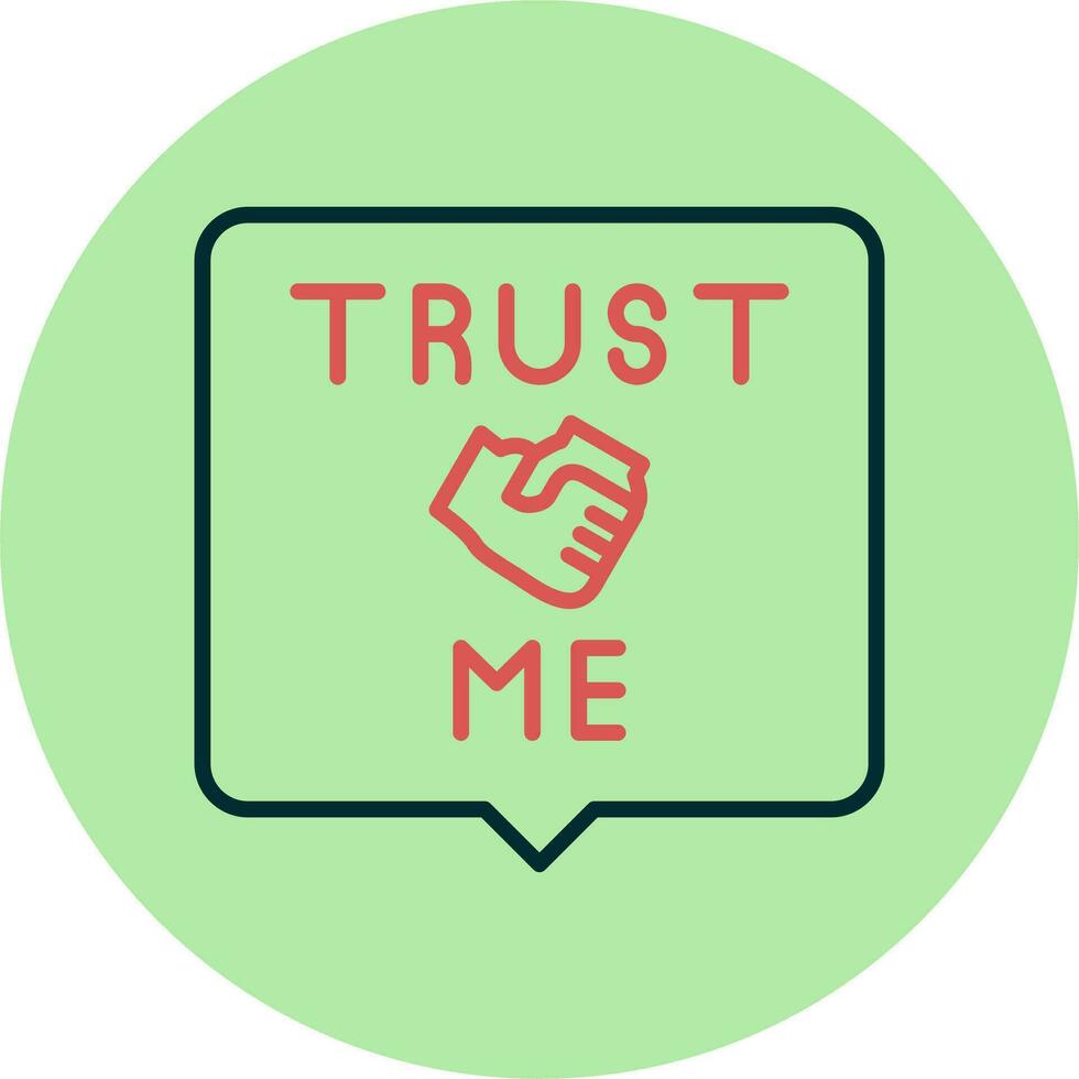 Trust Me Vector Icon