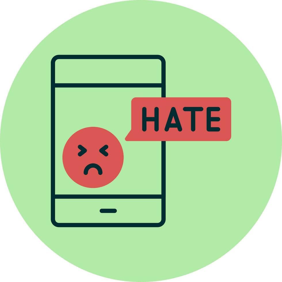 Hate Vector Icon