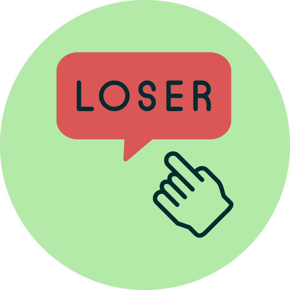 Loser Vector Icon