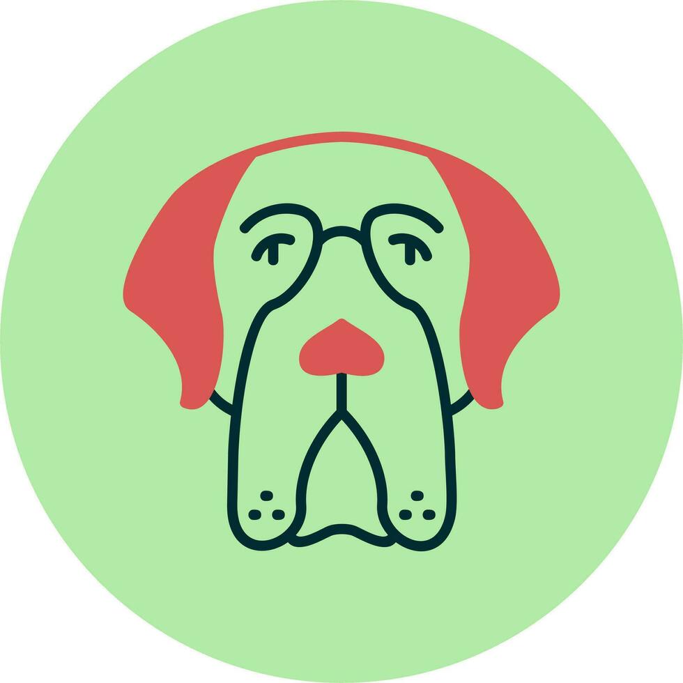 Saint Bernard Vector Icon