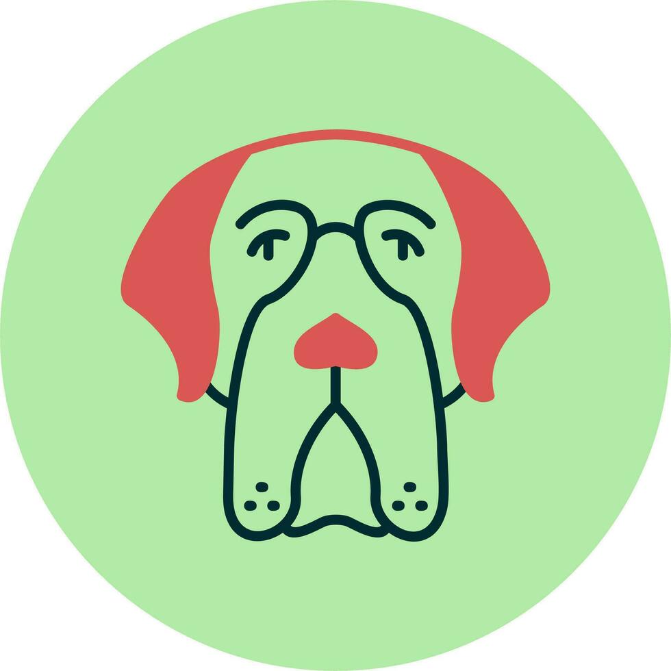 Saint Bernard Vector Icon