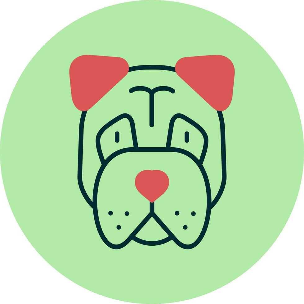bullmastiff vector icono