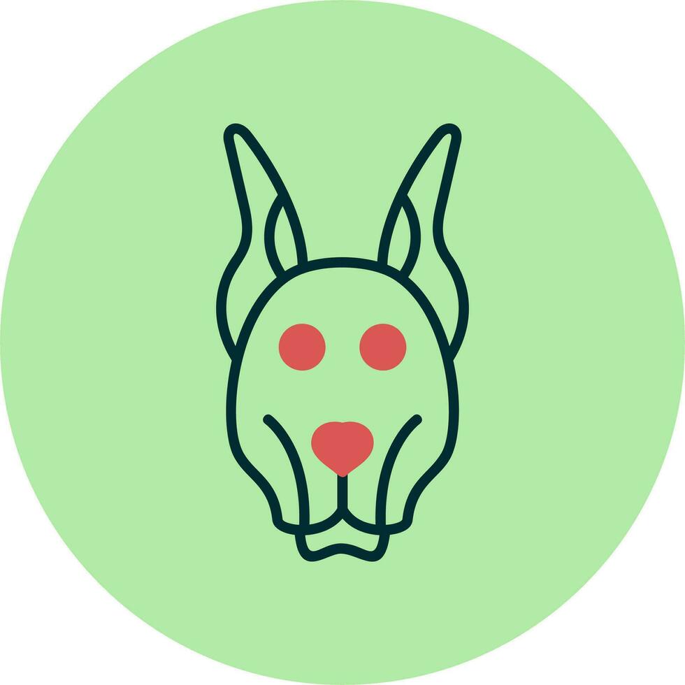 Doberman Vector Icon