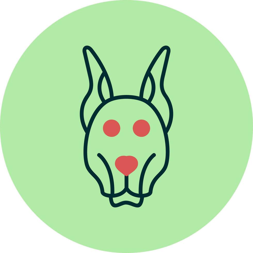 Doberman Vector Icon