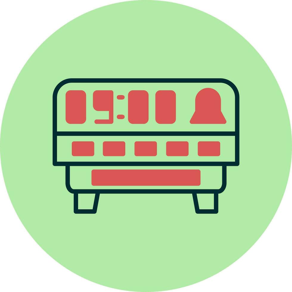 Digital Clock Vector Icon