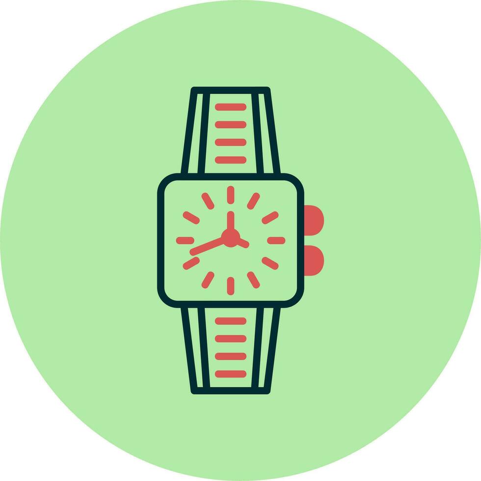 reloj, vector, icono vector