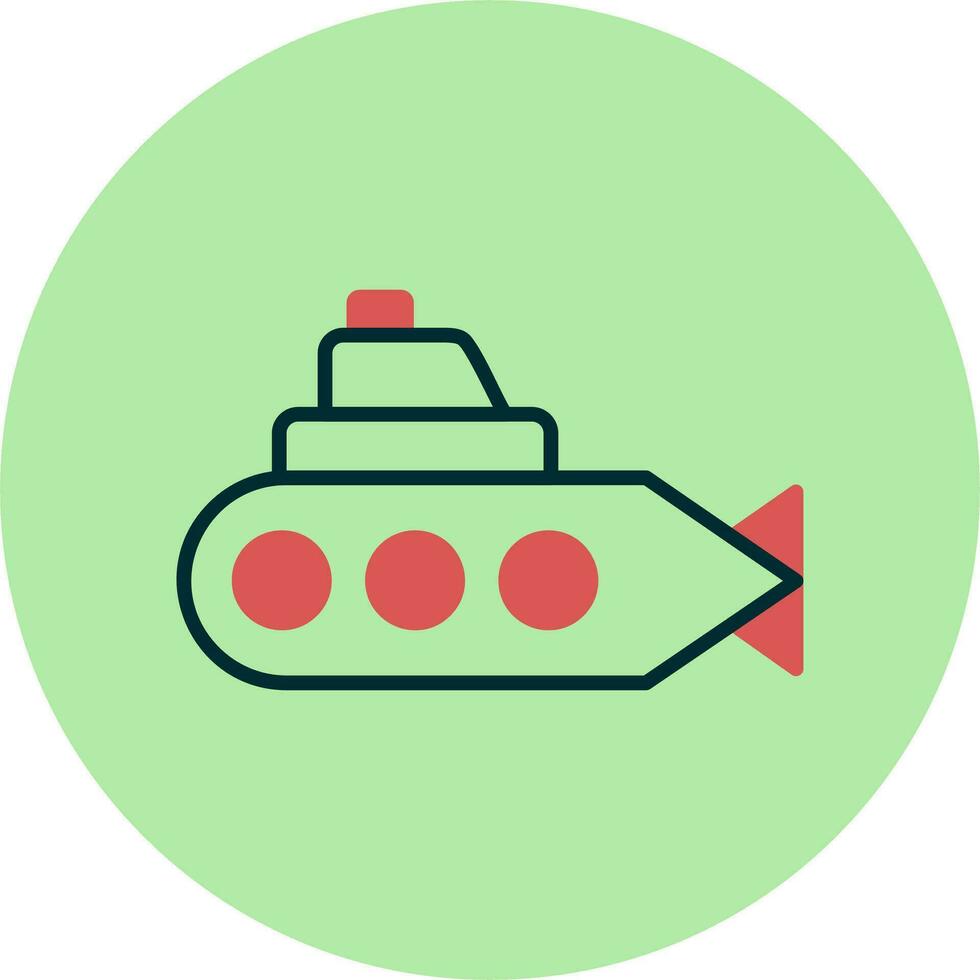 Submarine Vector Icon