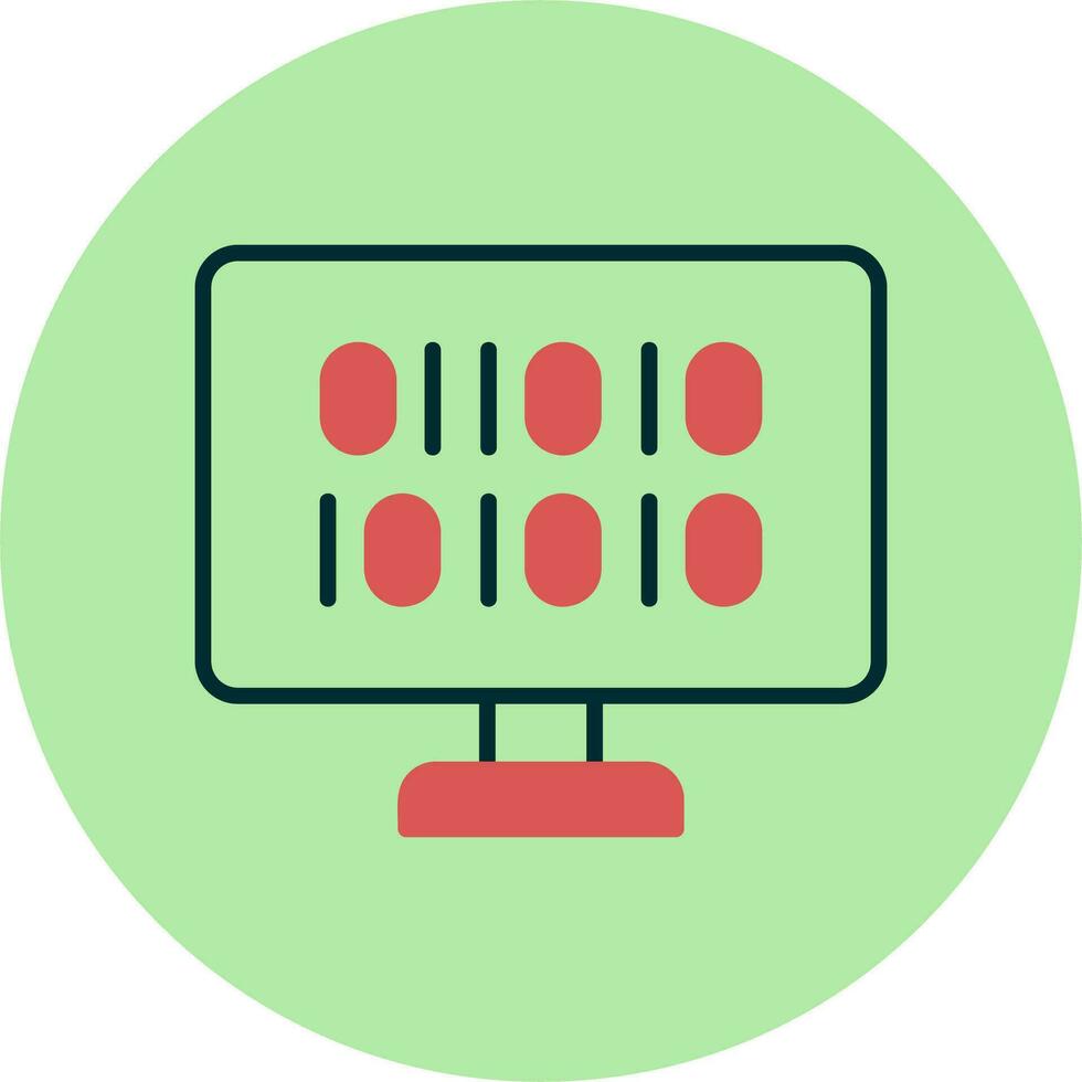 Binary Code Vector Icon