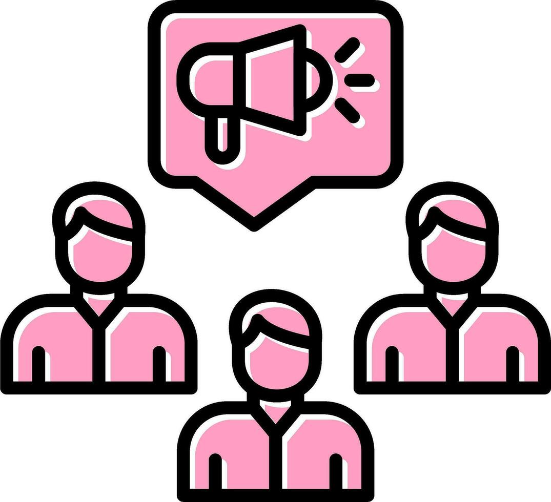 Public Relation Vector Icon