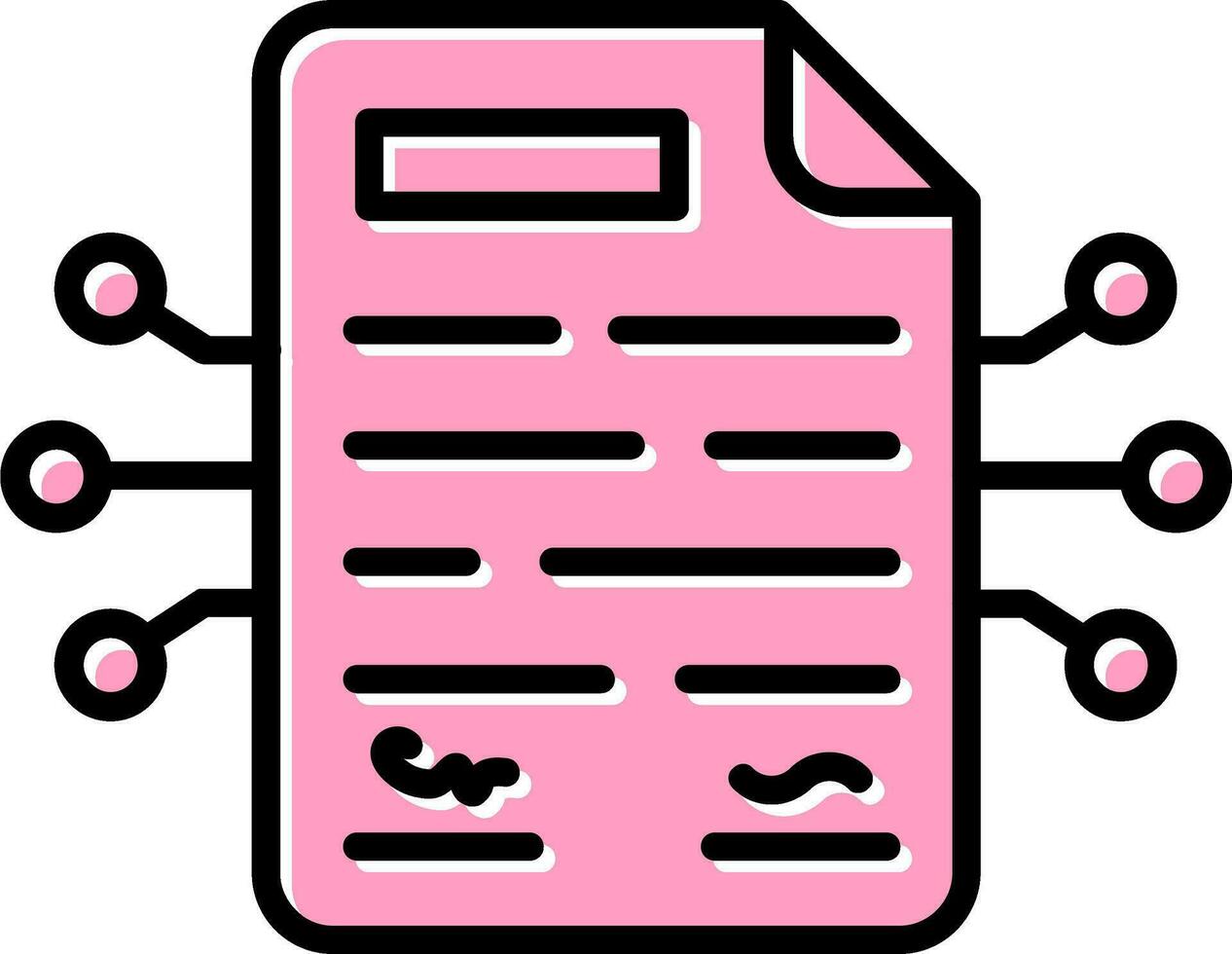 Smart Contracts Vector Icon