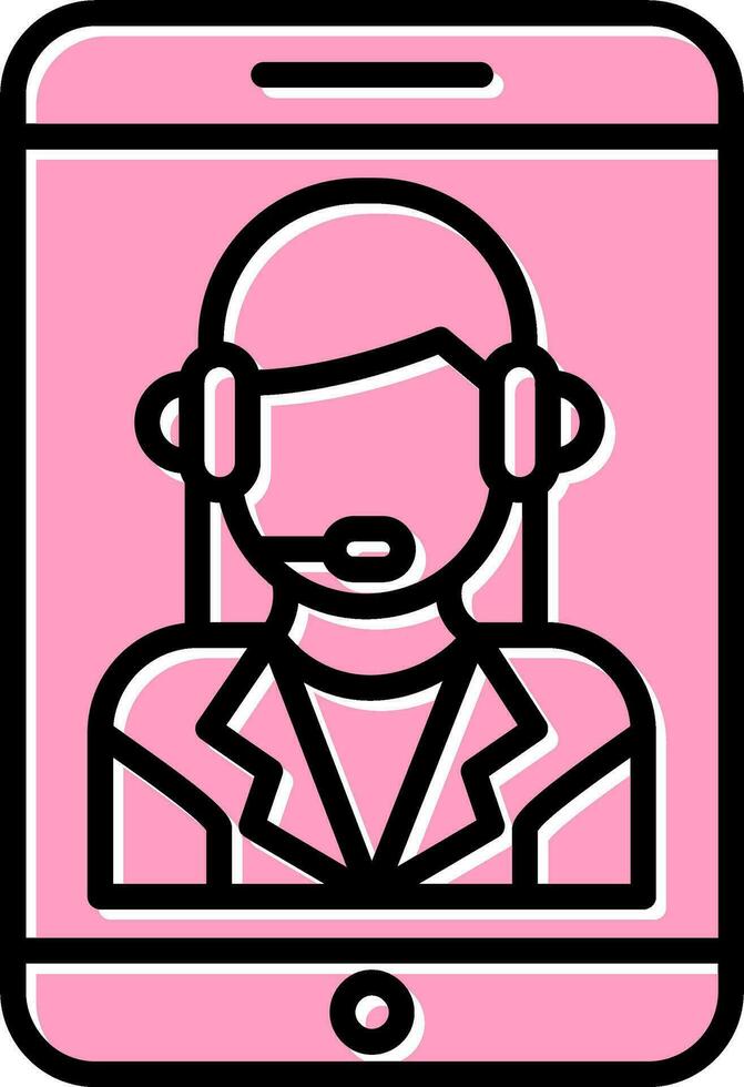 Customer Service Agent Vector Icon