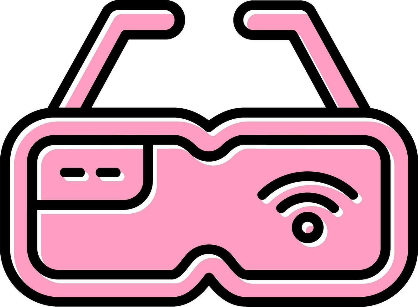 Smart Glasses Vector Icon