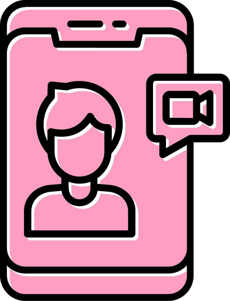 Video Call Vector Icon