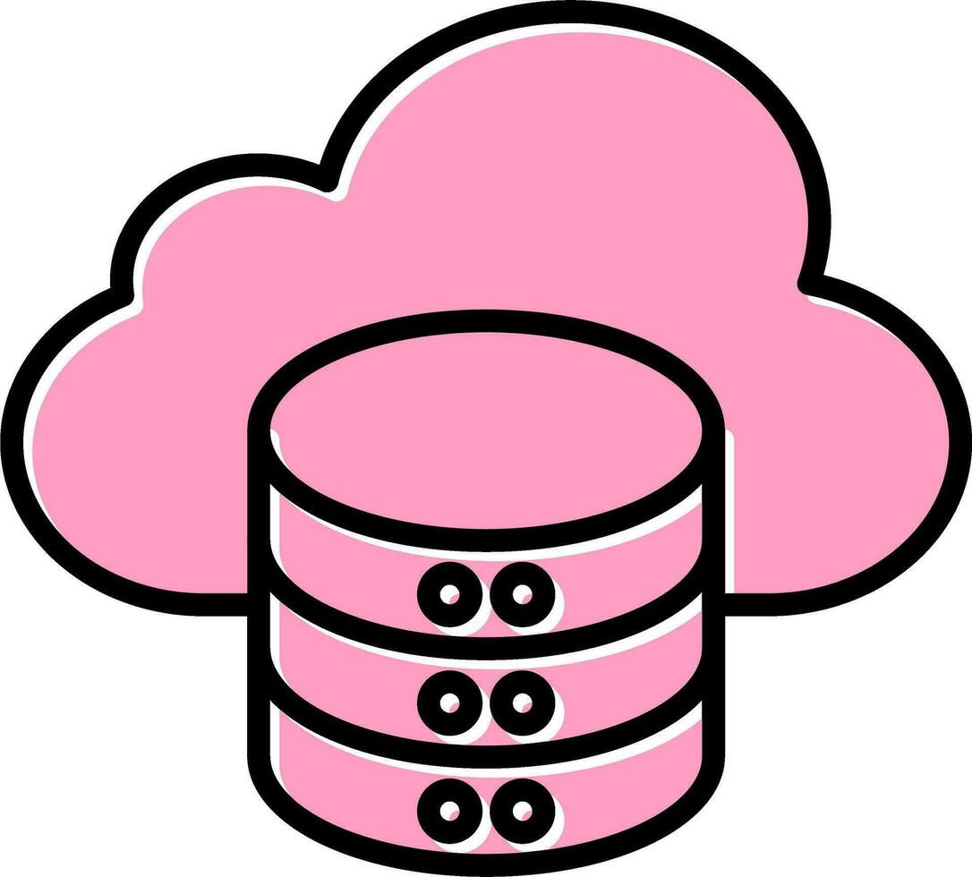 Cloud Storage Vector Icon