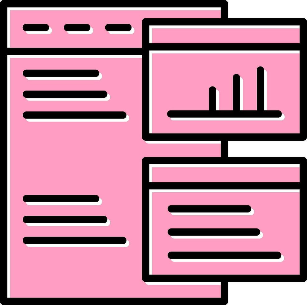 Log Data Vector Icon