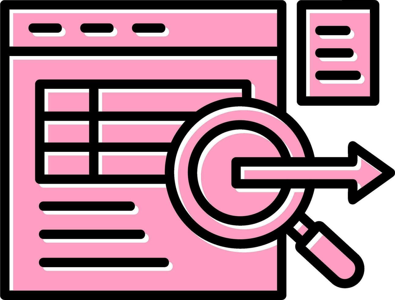 Data Query Vector Icon