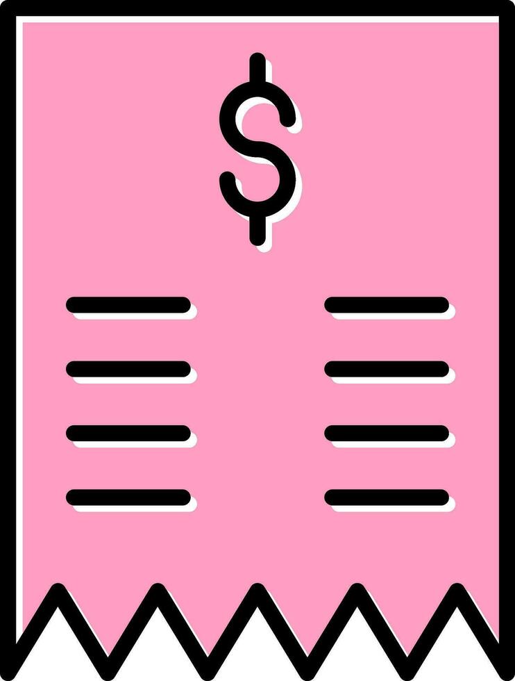 Bill Vector Icon