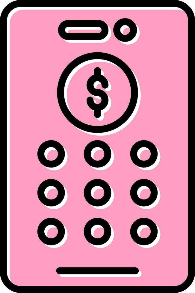 Banking Pin Code Vector Icon