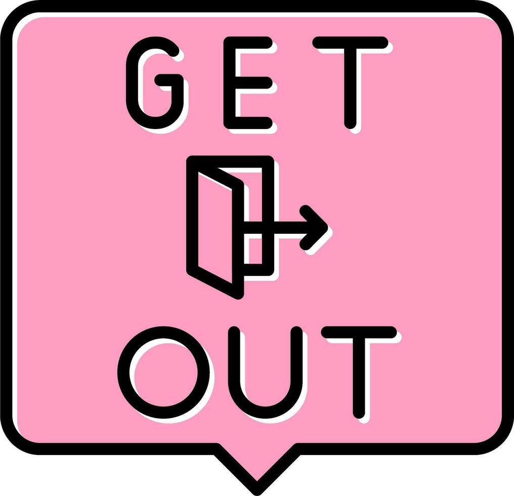 Get Out Vector Icon