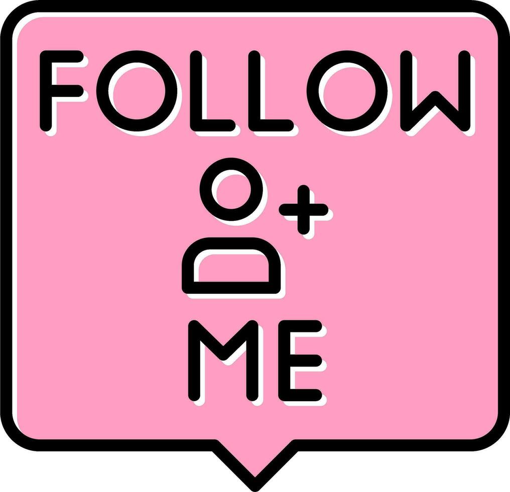 Follow Me Vector Icon
