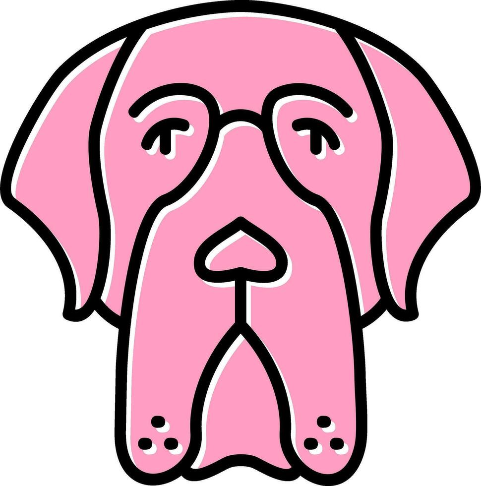 Saint Bernard Vector Icon