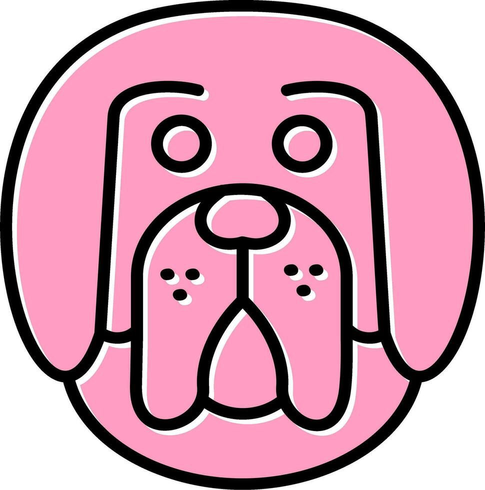 Tibetan Mastiff Vector Icon