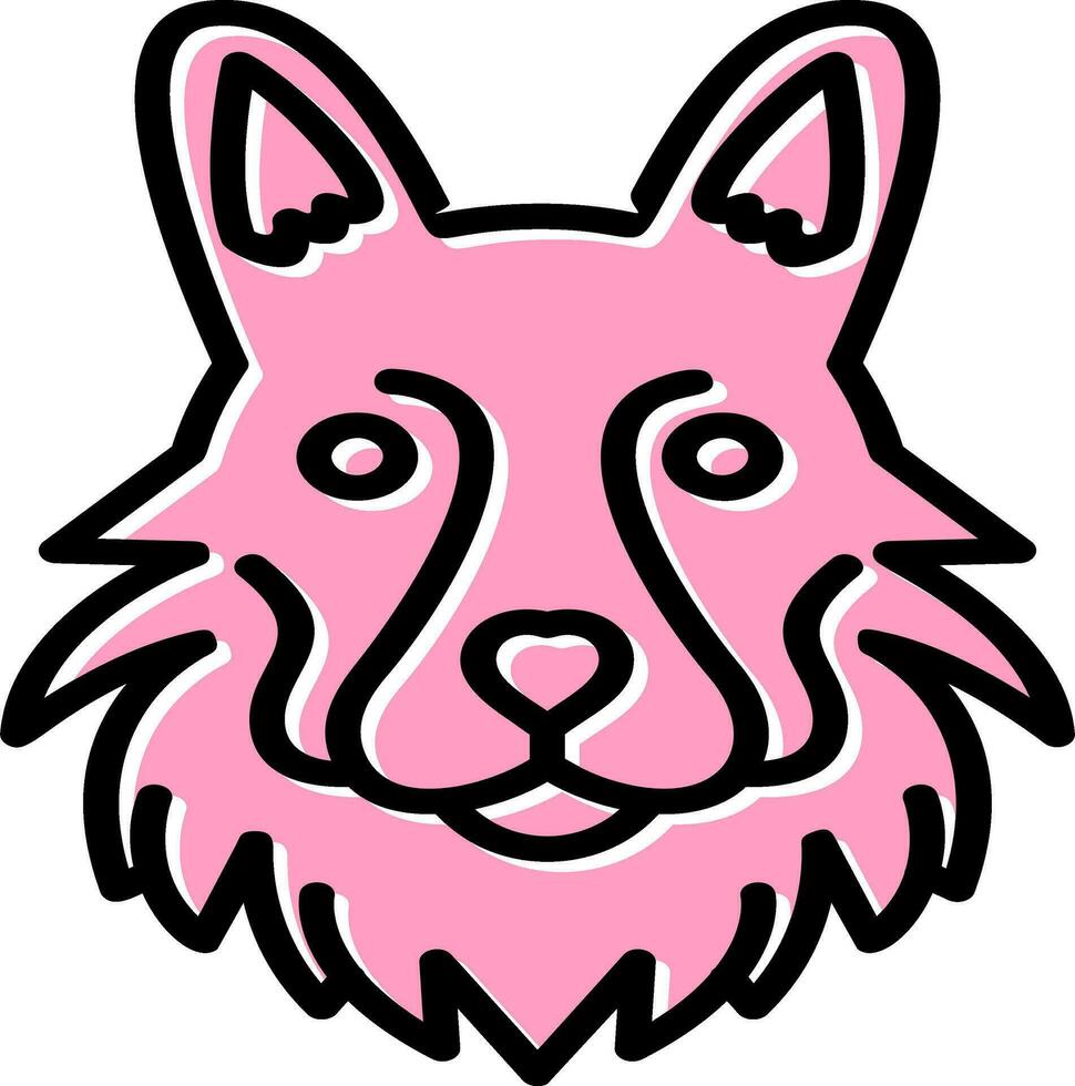 German Shepherd Vector Icon