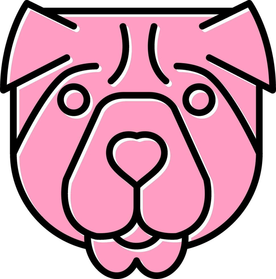 Shar Pei Vector Icon